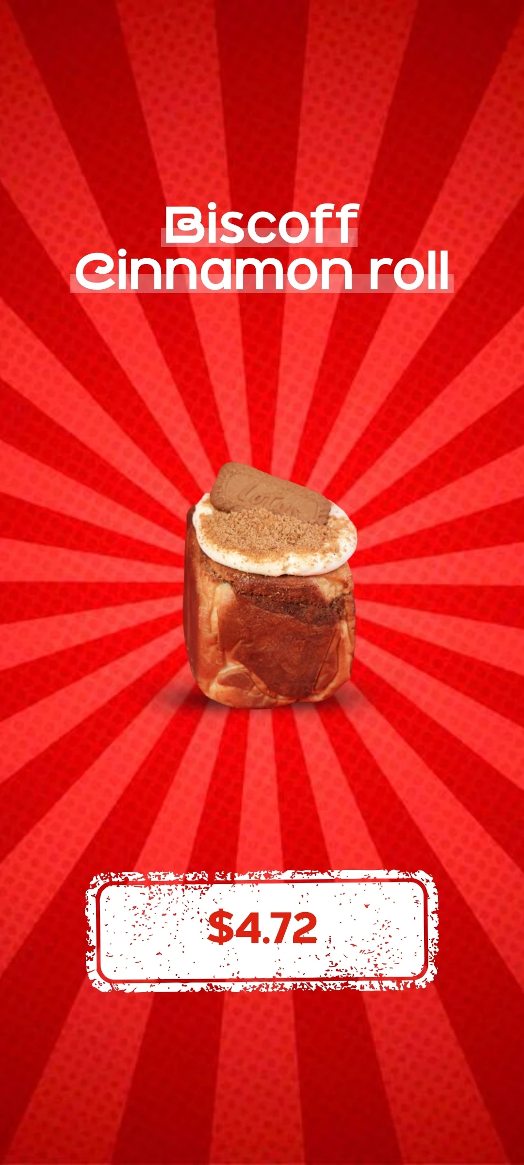 Biscoff Cinnamon roll